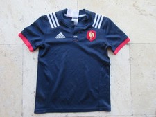 Maillot rugby équipe de FRANCE Quinze FFR 2016 2017 ADIDAS 11 12 ans
