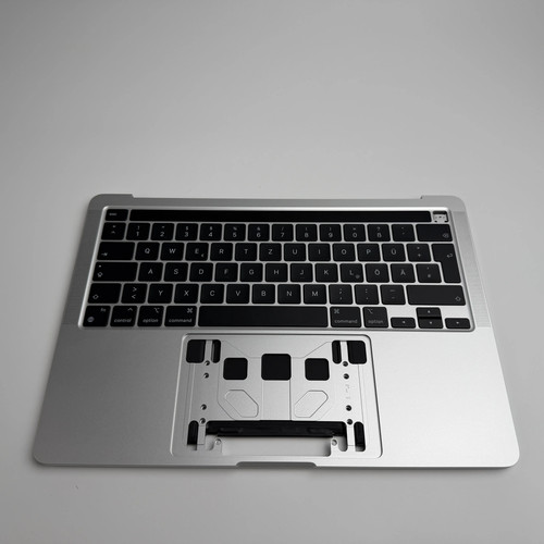 Macbook Pro 13" A2338 2020 2022 Topcase Tastatur Akku  QWERTZ Silber Grade A