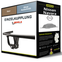 Starre AnhäNgerkupplung für Nissan Navara 04.2010-12.2015 Typ D40 Imiola Hak-Pol