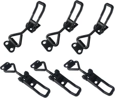 Black Toggle Latch Clamp, Heavy Duty Adjustable Toggle Clamp for Smoker Door ...