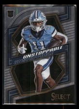 2023 Panini Select Draft Picks #UN-12 Josh Downs Unstoppable