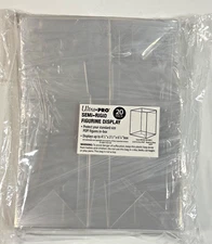 ULTRA PRO: POP! FIGURINE DISPLAY HOLDER STORAGE - ACETATE SEMI-RIGID 20CT NEW