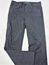 Lauren Ralph Lauren Jacie Trousers Charcoal Grey Wide Leg Pants Workwear Sz 10