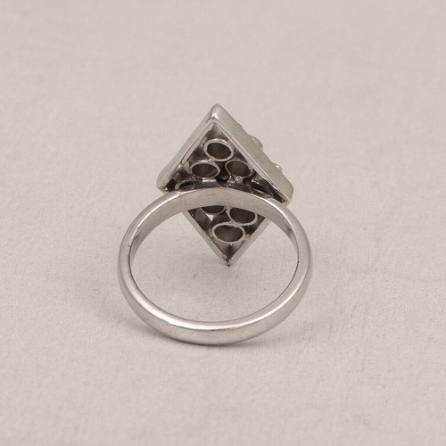 Gift Jewelry Traditional Rosecut Polki Diamond 925 Sterling Silver Handmade Ring - Picture 3 of 5