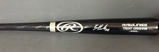 Trent Grisham New York Yankees Signed Engraved Bat Beckett Witness Hologram