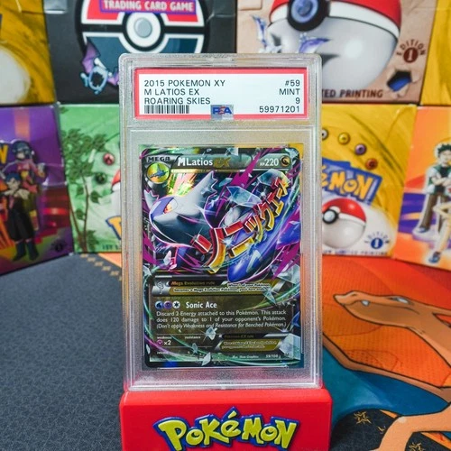 PSA 9 MINT 2015 Pokemon XY Roaring Skies M Latios EX 59