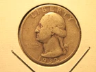 1932 WASHINGTON QUARTER, SILVER, FREE SHIPPING (#880D)