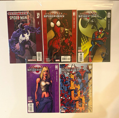Marvel Ultimate Spider-Man Comic Book Lot #37 #83 #90 #99 #100 #101