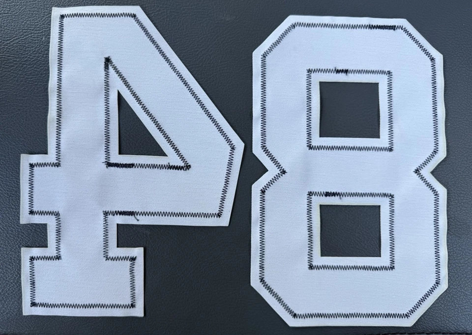 RARE Tommy Hanson #48 (d: 2015) Atlanta Braves Jersey Number AUTOGRAPHED PSA COA - Image 4 of 4