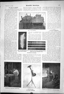 Altes 1903 wissenschaftliches amerikanisches optisches Pyrometer Rauschen Blitz Thermo 20.