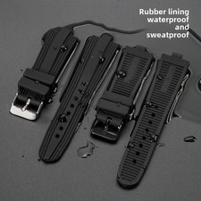 Quality Rubber Silicone Watch Band Strap for Bvlgari DIAGONO 22 7mm with Tools