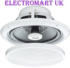 WATER RESISTANT FULL RANGE CEILING SPEAKER BATHROOM KITCHEN SHOWER  5" 80W