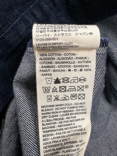 Levi's Wellthread Collection Trucker Jacket Men's Small New 100% Cotton - Picture 14 of 15