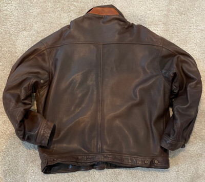 Timberland Super Vintage Weathergear XL Leather Jacket Super Timberland Super Vintage Weathergear XL Leather Jacket Super