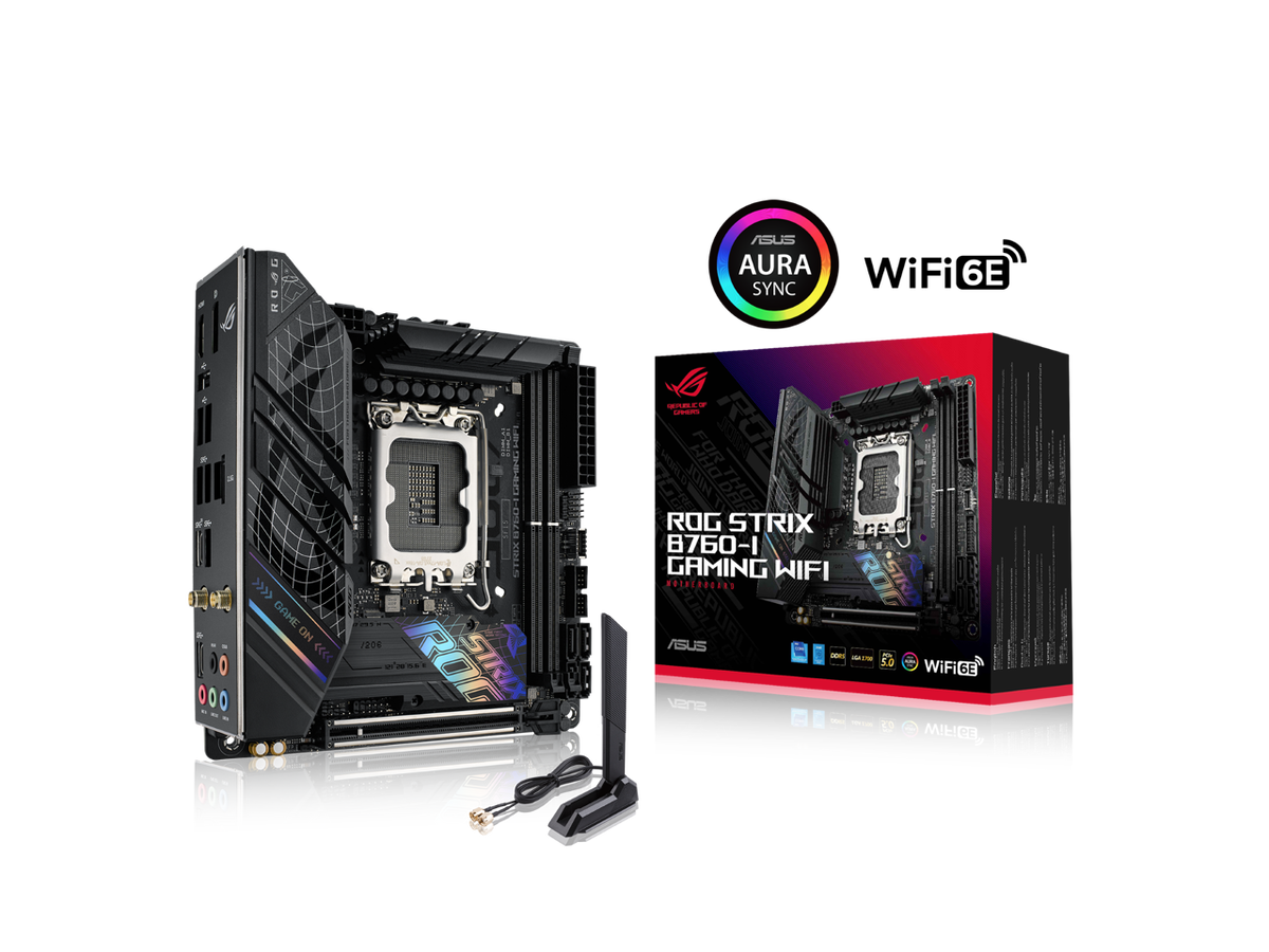 ASUS ROG STRIX B760-I GAMING WIFI LGA 1700 Intel Motherboard ASUS ROG STRIX B760-I GAMING WIFI LGA 1700 Intel Motherboard