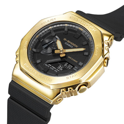 Casio G-Shock GM-2100G-1A9JF Metal Silver Case Analog Digital