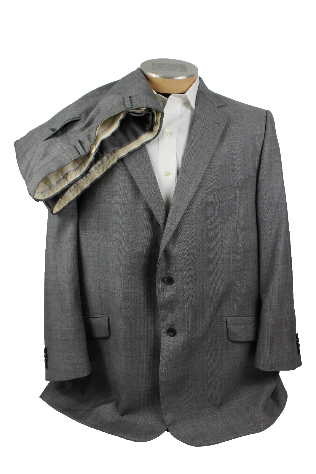 Joseph Abboud Mens Suit 50R Gray 2 Piece 2 Button… - image 1