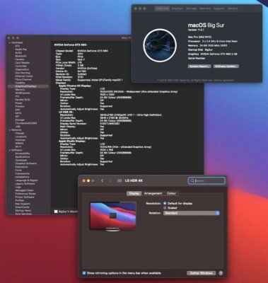 GeForce GTX 680 2GB Metal GPU Video Card Mac Pro 4K Boot Screen