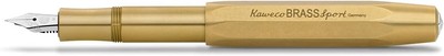 Durable Brass Fountain Pen with Unique Patina   Ideal for Professionals