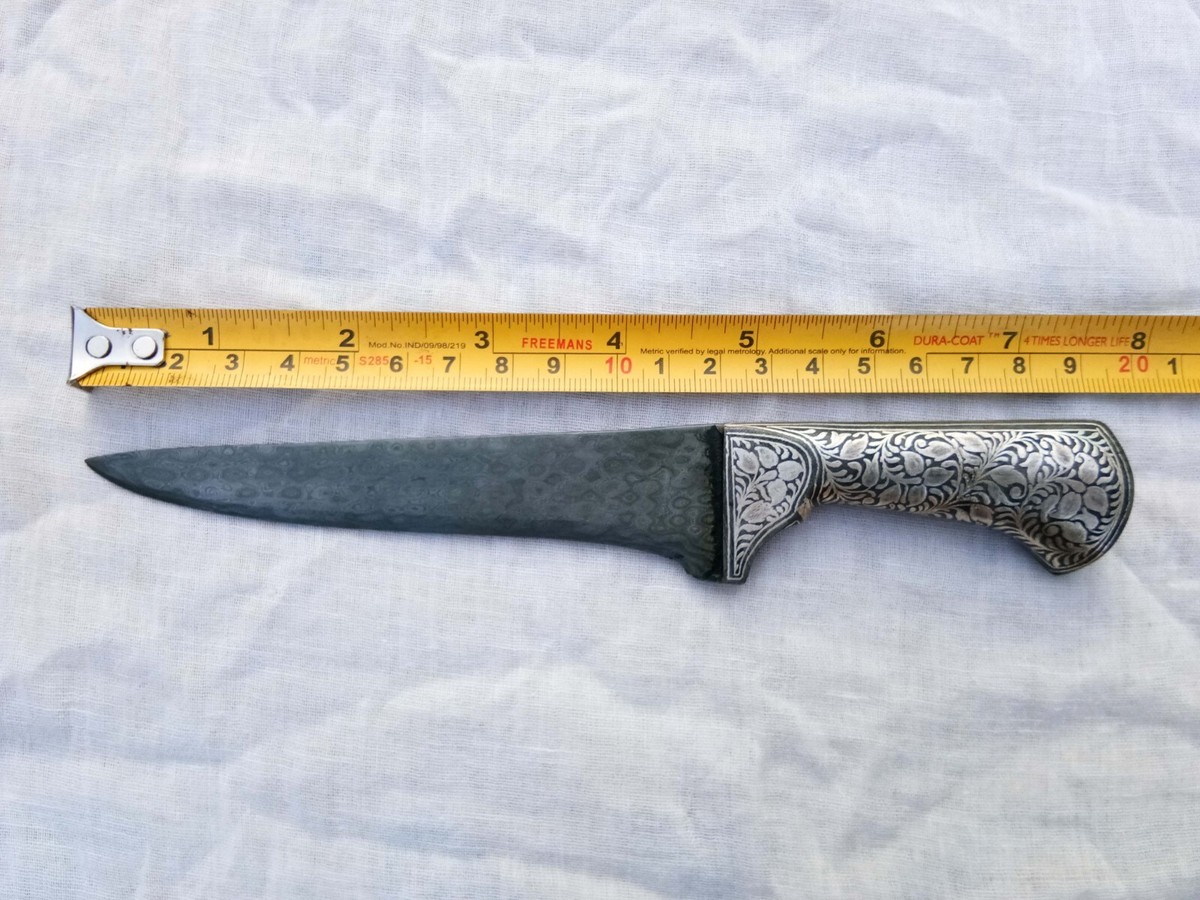 Mughal Indo-Persian silver inlaid Sikh Punjabi small size kaur