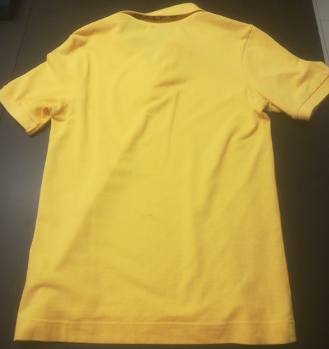 KAPPA - POLO MANICHE CORTE - COTONE - TAGLIA SMALL - COLORE GIALLO - UNISEX - Foto 6 di 7