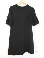 Ann Taylor Black Dress Size M Bell Sleeve