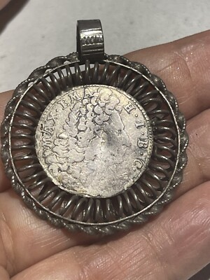 THALER OF MAXIMILIAN II EMANUEL (1679-1726) ELECTOR OF BAVARIA IN MOUNT Pendant