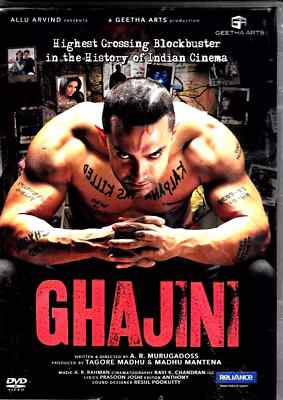Ghajini - Aamir Khan, Jia khan (Bollywood DVD, 2 Disc Set)