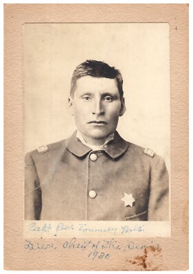 RARE Photograph of Red Tomahawk - Indian Policeman Who Killed Sitting Bull