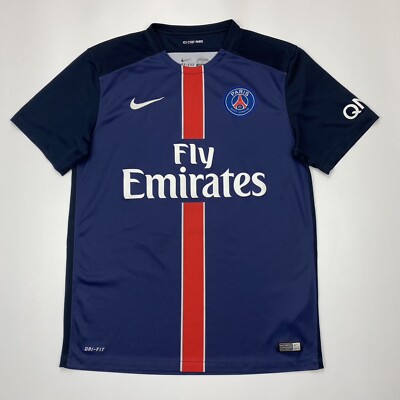 Nike Paris Saint-Germain Ibrahimović 10 2015/16 PSG Home Jersey #10 Ibrahimovic Small Nike Paris