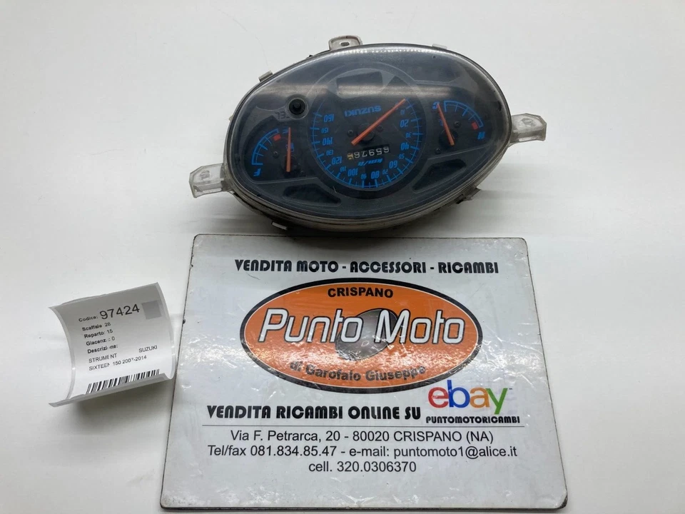 STRUMENTAZIONE CONTACHILOMETRI SUZUKI SIXTEEN 150 2007-2009-2011-2014 65.976 KM - Immagine 2 di 4