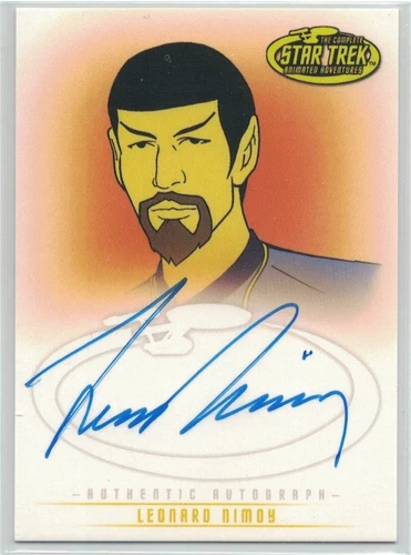 Star Trek TOS Art & Images autograph card A17 Leonard Nimoy