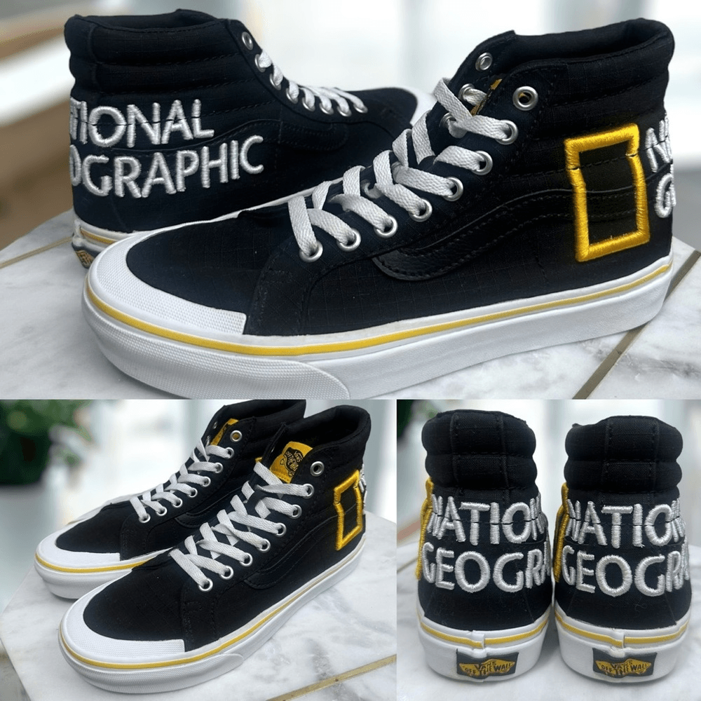 VANS Sk8-Hi REISSUE 138 NATIONAL GEOGRAPHIC Size 6.5 Men 8