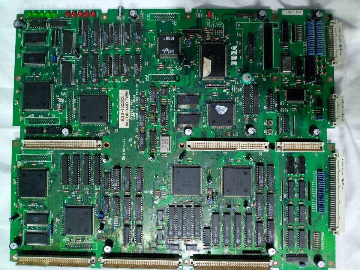 sega Arcade Model 2 Cpu Board , motor Raid Twin sold as sega Arcade Model 2 Cpu Board , motor Raid Twin sold as