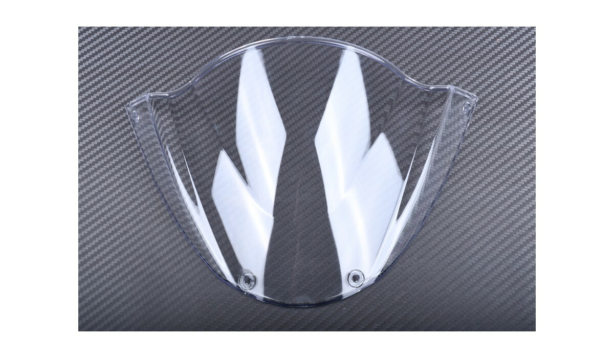 Bulle anti-vent transparente et carbone Ducati Monster 1100 2008-2014