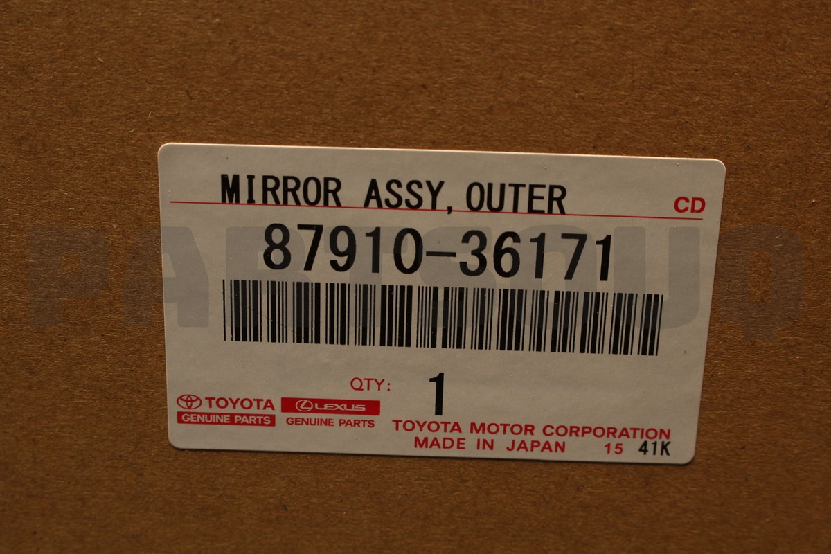 8791036171 Genuine Toyota MIRROR ASSY, OUTER 87910-36171 | eBay