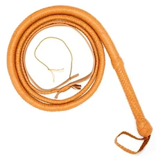 Cow Hide Leather Bull Whip 04 to 16 Feet &16 Plait Custom Bullwhip Indiana Jones
