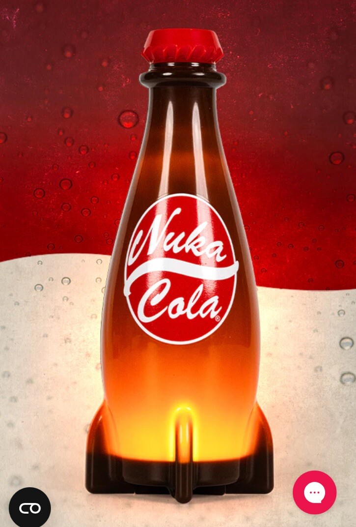 新品公式商品　Fallout ヌカコーラ ライト アップ ミニフィギュア Fallout Light Up Nuka Cola Mini Figure 5.5 in. - New