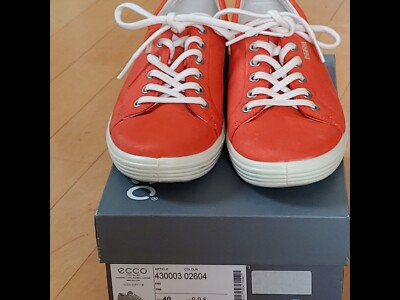 ecco soft 7W Damenschuhe Gr. 40, sehr guter Zustand, Farbe fire, mit Karton