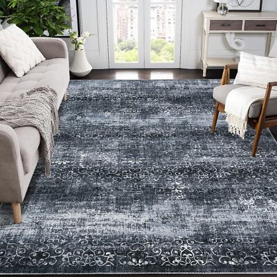 WESTLOOM Washable Area Rugs 5x7 Rug for Living Room Vintage Rug Distressed Fl...