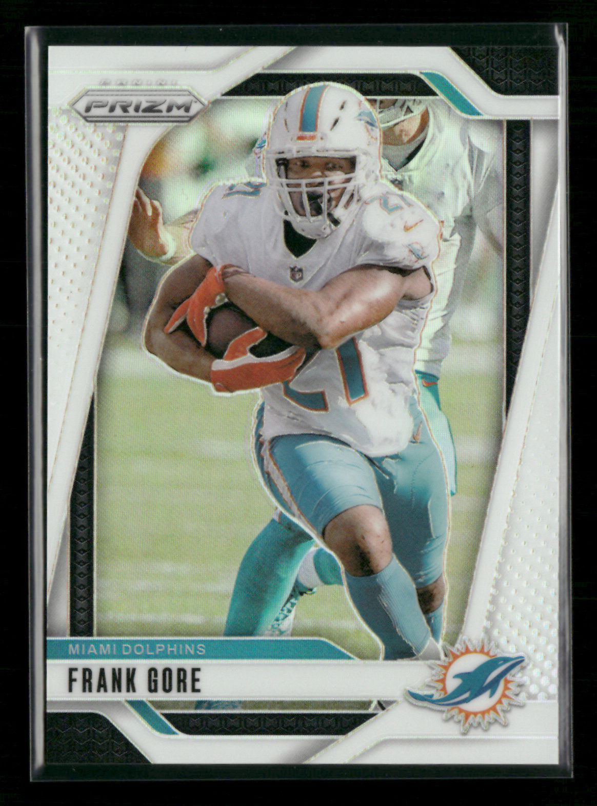 2024 Panini Prizm Football Frank Gore White Prizm 12/35 Dolphins [cikeE28
