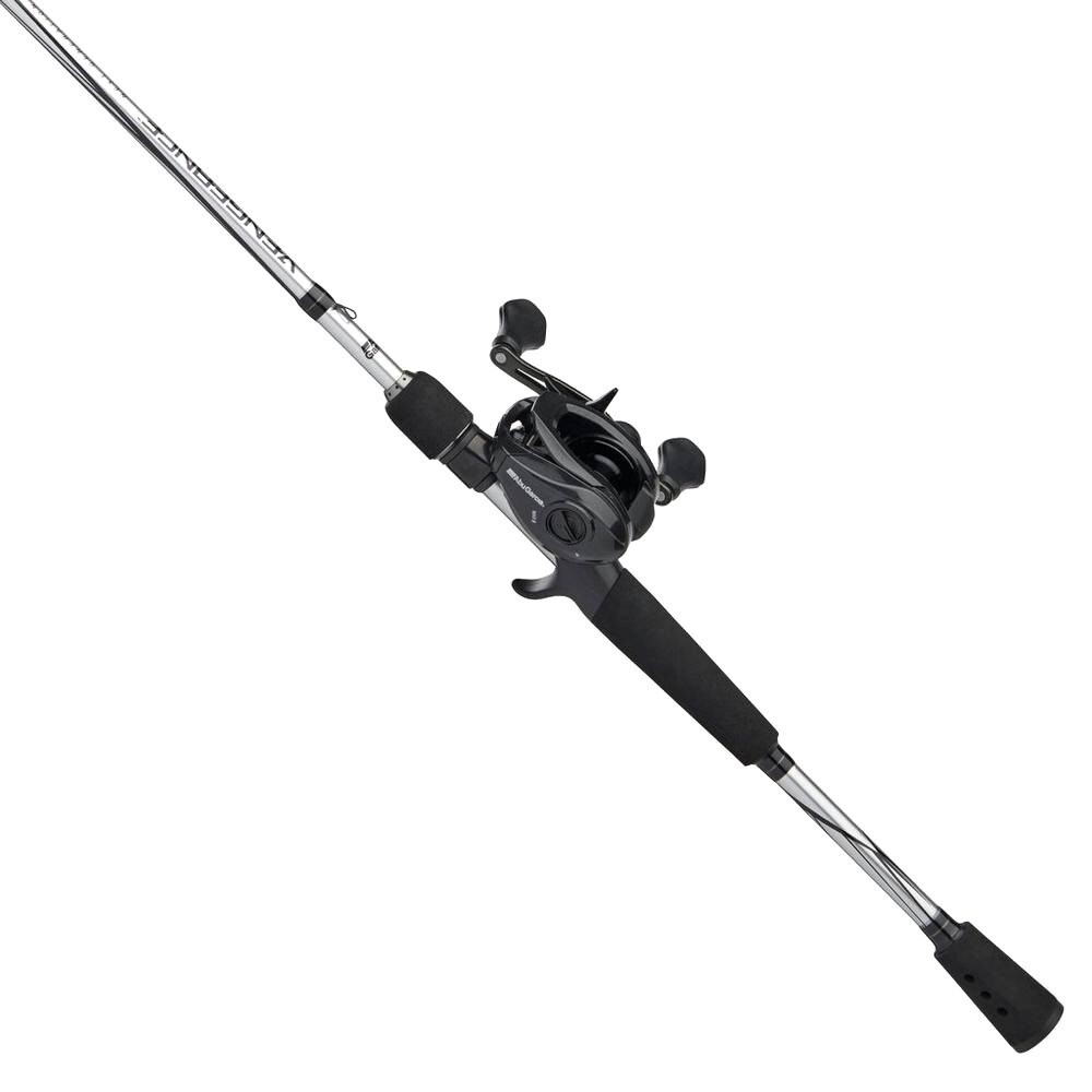 VENGLP701MH1 Vengeance Low Profile Baitcast Reel/Fishing Rod Combo, Blk/Silv, 7'