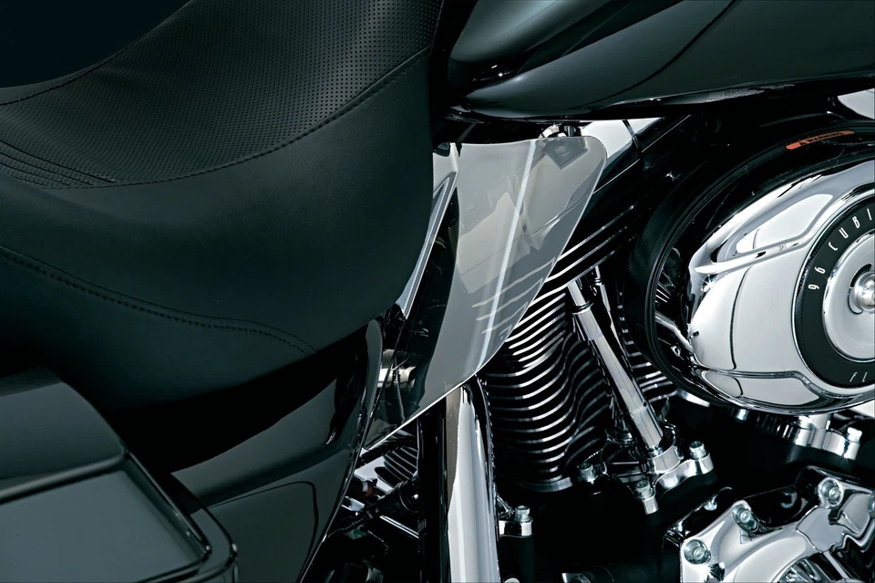 Kuryakyn 1196 AirMaster Sillín Escudos Reflectantes Humo Harley Foto 2 de 2