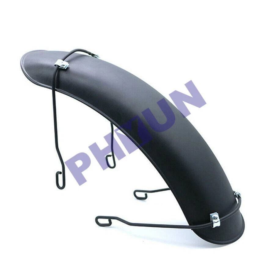 Motorcycle Black Front Fender Mudguard Mud Sand Guard Protector For Suzuki Honda Foto 2 de 4