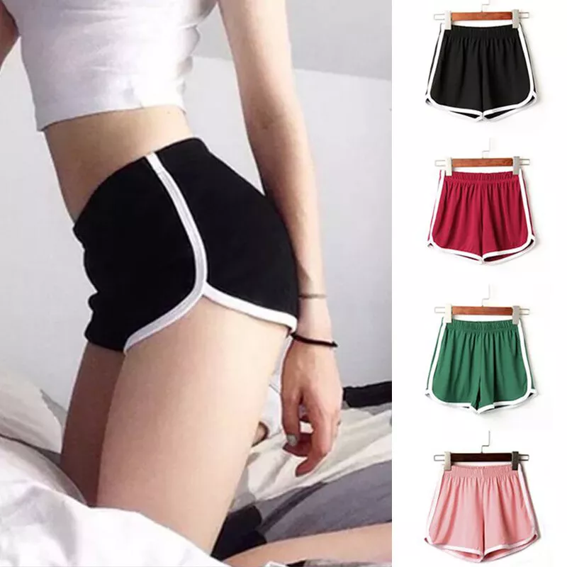 Womens Shorts Casual Girls Beach Running Gym Yoga Hot Pants Sports Plus  S-3XL