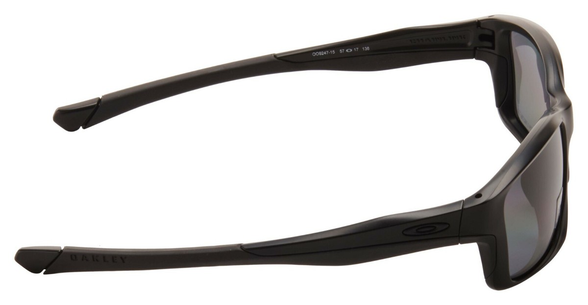 POLARIZED NEW Genuine OAKLEY CHAINLINK Matte Black Grey Sunglasses