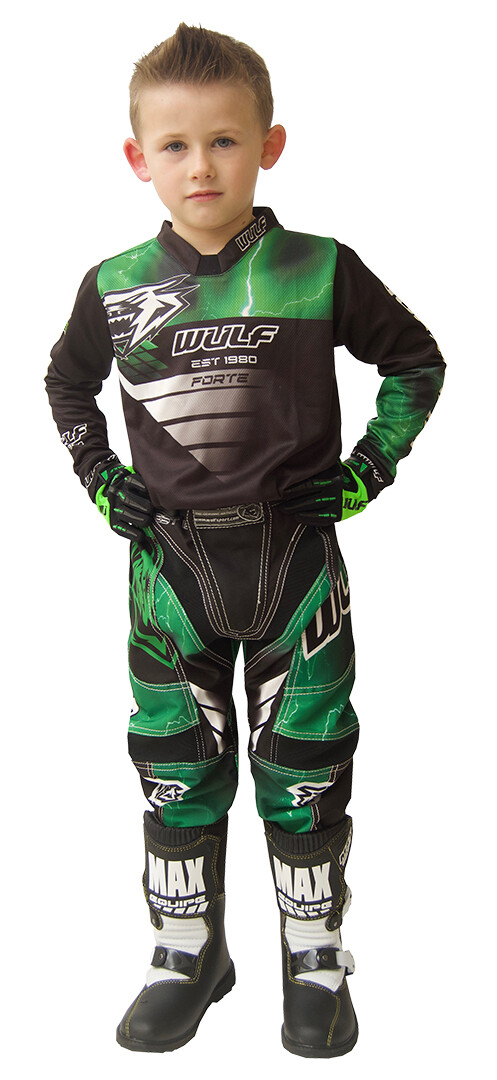 Pantaloni Motocross Wulfsport Cub Matrix Bambini - Foto 9