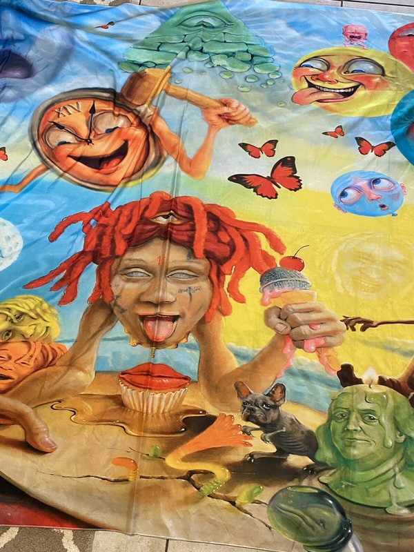 Trippie Redd Life's A Trip RAP Album Tapestry, Banner, Wall Hanging Art 90 x 59”