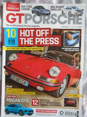 GT Porsche Jun/Jul 2020 918 Spyder, Ruf CTR2, Macan GTS