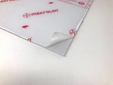 Lexan Makrolon Polycarbonate Sheet  Clear 0.125” - 1/8" x 24" x 12"